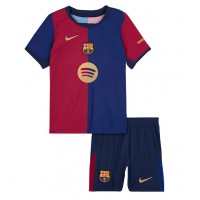 Barcelona Andreas Christensen #15 Heimtrikotsatz Kinder 2024-25 Kurzarm (+ Kurze Hosen)